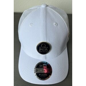 2025 PGA Quail‎ Hollow Golf Hat White New Era 9Forty Cap M-Crown NWT